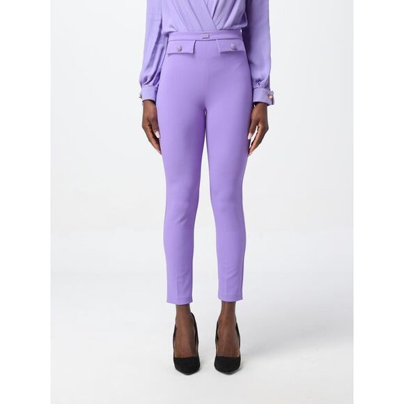 Elisabetta Franchi Pants Woman Violet